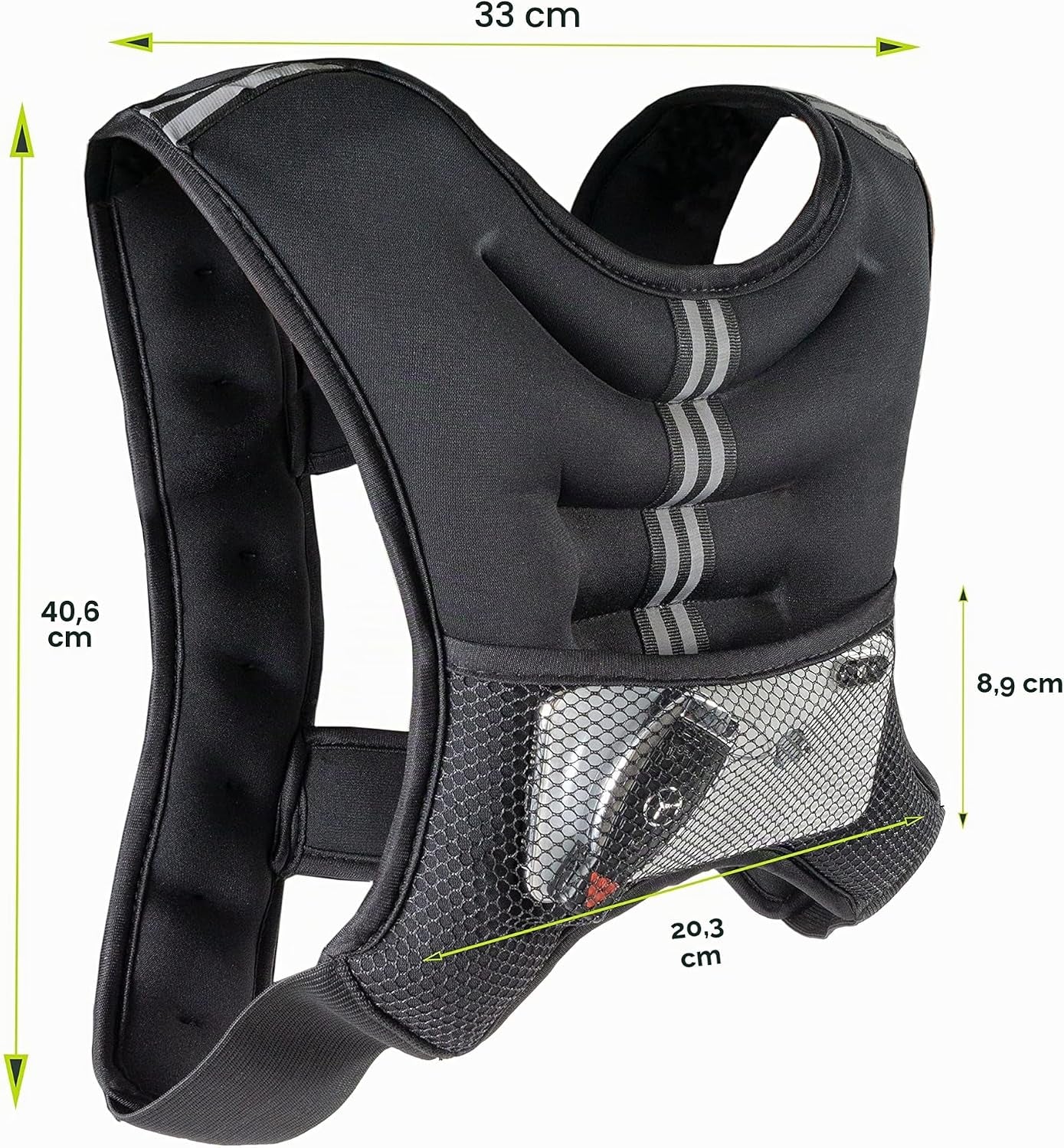 Prosourcefit Trainingsweste Für Gewichtheben, Laufen Und Fitness, Körpergewichtstraining, Männer Und Frauen, 2,7 Kg, 3,6 Kg, 4,5 Kg, 5,4 Kg, 9 Kg.