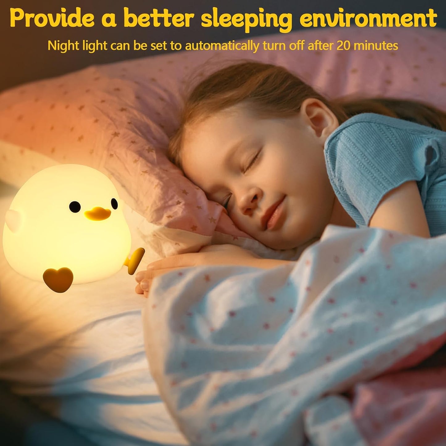Dodo Duck Nachtlicht Baby Silikon Dimmbar Enten Lampe Wiederaufladbare Portable Dodo Duck Night Light Led Berührungsempfindlich Nachtlicht Kinderzimmer Babyzimmer Kindergeschenke